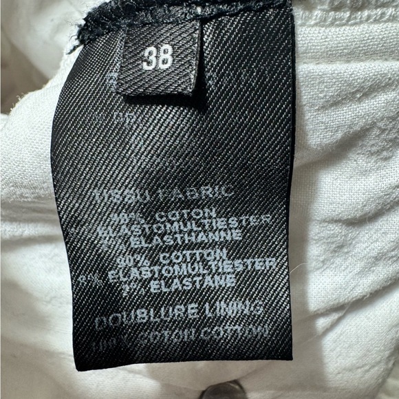 Isabel Marant Stretchy White High Waisted Napos Skinny Jeans Pants Size 38 - Picture 15 of 16